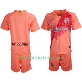 Jalkapallo Pelipaidat FC Barcelona Lasten 3 Paita 2018-2019 Lyhythihainen